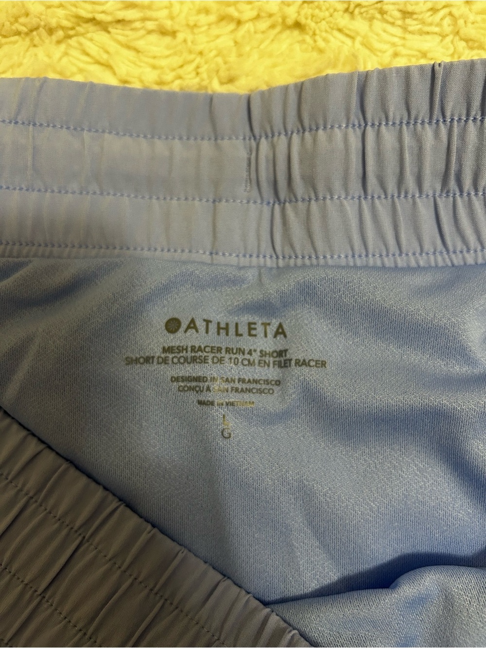 Athleta Periwinkle Women’s Athletic Shorts - Picture 3 of 3
